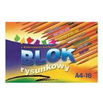 Spalvotas popierius KRESKA A4, 80 g/m2, dvipusis, 16 lapų(8 spalvos x2)