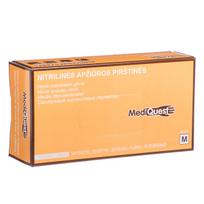 MEDIQUEST, nitrilinės pirštinės be pudros, M, 100 vnt.