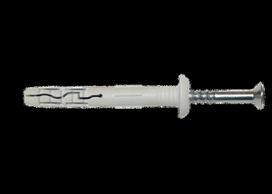 Mūrvinė Smart kalama su nailoniniu kaiščiu, su borteliu, Ø6mm, 40-80mm