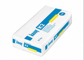 Plytelių klijai KNAUF K2, elastingi, stabiliems paviršiams, C2TE, 25kg