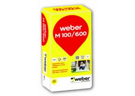 Mišinys mūrijimui Weber M100/600, cementinis, 25kg (įv.spalvos)
