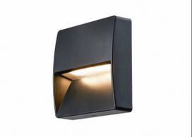 Šviestuvas SLV DOWNUNDER OUT SQ LED, fasadinis, 4.5W, 150lm, IP65
