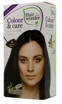 HAIRWONDER Colour&Care (spalva: vidutinė ruda 4) ilgalaikiai plaukų dažai be amoniako