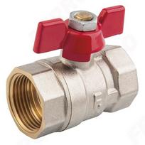 Rutulinis ventilis FERRO, d, vidus-vidus, trumpa rankena, 1/2"
