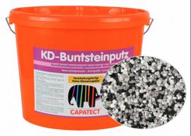 Tinkas KD BUNTSTEINPUTZ, mozaikinis, cokoliui, 25kg (įv.spalvos)