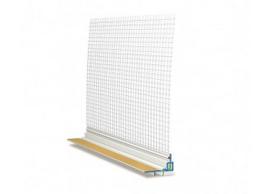 PVC deformacinis profilis Ejot Giga Flex, su tinkleliu, pilkiems rėmams