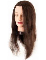 EuroStil manekeno galva Sally, 100% natūralūs plaukai 45-50cm