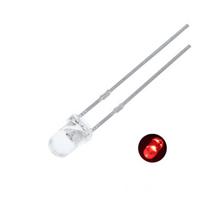 LED skaidrus šviesos diodas 3mm (raudonas)