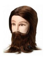 BraveHead manekeno galva Bruno, 100% natūralūs plaukai 20cm
