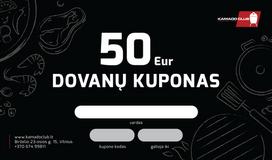 Dovanų kuponas KamadoClub, 50 Eur