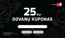 Dovanų kuponas KamadoClub, 25 Eur