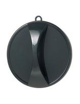 Comair veidrodis kirpimui apvalus, juodas su rankena 29 cm Mirror Executive
