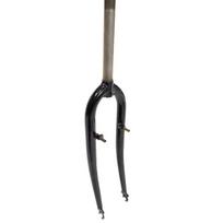 Priekinė šakė 28" 1" (25,4mm) V-brake su sriegiu (juoda)