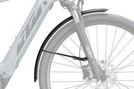 Priekinis purvasaugis KTM LFC Cross E-bike 28" (plastikinis, juodas)