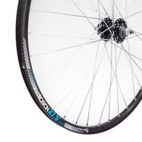 Priekinis ratas 27,5" 36H juoda stebulė, dvigubas MACH1 Boston ratlankis su kniedėmis, disc 6 varžtai