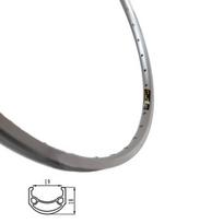 Ratlankis 26'' STARSCircle J19E 36H dvigubas su kniedėmis v-tipo (sidabrinis)