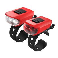 Žibintų komplektas KLS Vega LED 3 funkcijos (raudona)