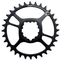 Žvaigždė priekinė SRAM 34T, X-Sync 2 aliuminė (juoda)