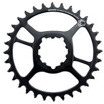 Žvaigždė priekinė SRAM 34T, X-Sync 2 aliuminė (juoda)