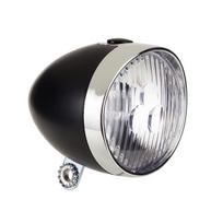 Priekinis žibintas, 3 LED, (juodas)