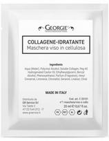 Georgie lakštinė kaukė veidui ir kaklui su kolagenu, drėkinanti Georgie 20ml