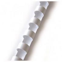 Spiralė įrišimui plastikinė 16 mm, balta, BINNOB405161_100