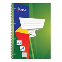 Sąsiuvinis su spirale Forpus, A4/70, langeliais, SRPFORFO42101