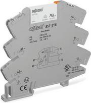 Socket with miniature switch. rel. UC 230 V 3.5 mA, grey 857-358 | 4045454471576