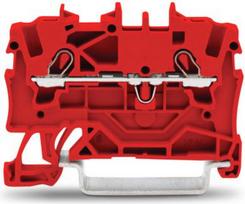2-conductor through terminal block; 1.5 mm² red 2001-1203 | 4045454537364