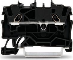 2-conductor through terminal block; 1.5 mm² black 2001-1205 | 4045454537371
