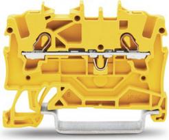 2-conductor through terminal block; 1.5 mm² yellow 2001-1206 | 4045454537388
