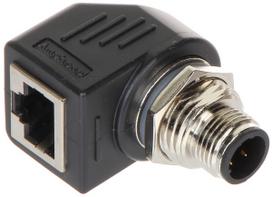 ANGULAR ADAPTER M12D-W/RJ45-G