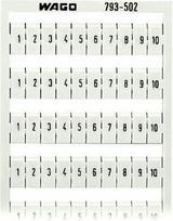 WMB marking card, Horizontal 1 ... 10 (10x) 793-502 | 4017332529693