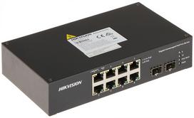 SWITCH PoE DS-3T0510HP-E/HS 8-PORT + 2 x SFP Hikvision
