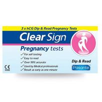 Nėštumo testas Clear Sign Midstream (3 vnt.)