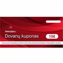 15 Eur vertės dovanų kuponas
