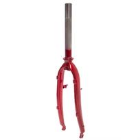 Priekinė kieta šakė 26" V-tipo 28,6 mm/15,2 cm (plienas, raudona)