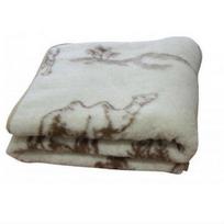 Merino vilnos pledas CAMEL (140х200см)