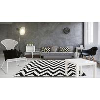 Kilimas 3D ZIG ZAG BLACK & WHITE (200x300)
