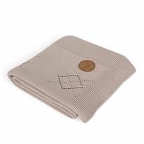Cebababy pledas megztas rombas 90x90 RUDAS