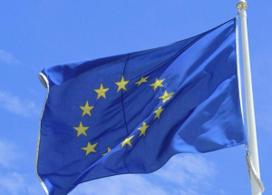 Europos Sąjungos vėliava 100 x 170 rišama prie stiebo