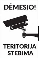 Informacinė lentelė Dėmesio Stebima I
