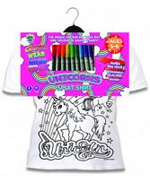 Spalvinami marškinėliai su flomasteriais  SPLAT Vienaragiai, 7-8 m.