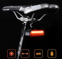 LED galinis dviračio žibintas GUB M-61 bevielis valdymas