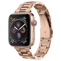 Rožinio aukso spalvos apyrankė Spigen "Modern Fit Band" laikrodžiui Apple Watch 4 / 5 / 6 / 7 / 8 / 9 / 10 / 11 / SE (38 / 40 / 41 / 42 MM)