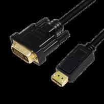 LOGILINK CV0131 - DisplayPort to DVI cable black 2m