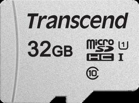 TRANSCEND 32GB UHS-I U1 SILVER MICROSD W/O ADAP