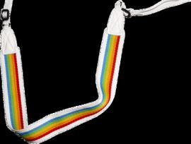 POLAROID CAMERA STRAP FLAT RAINBOW WHITE