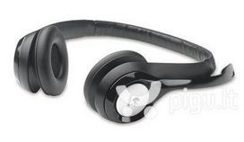 "logitech stereo h390", ausinės su mikrofonu, garsumo reguliatorius, juodos spalvos, usb