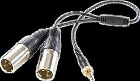 SARAMONIC SR-UM10-CC1 LOCKING TYPE 3.5MM-DUAL XLR